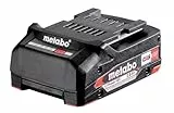 metabo LiPOWER Akku - 18 V, 2.0 Ah - Intelligentes Batteriemanagement, Air Cooled Ladetechnologie, Lange Lebensdauer, Einzelzellenüberwachung (ESCP) - Akkupack für Elektrowerkzeuge