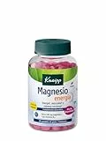 Kneipp Magnesium-Energie-Gummi; Muskeln, Nervensystem; Magnesiumcitrat; Vitamin B12; vegan; Himbeer-Geschmack; 60 Stück