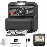 CAMCLID Sofortbildkamera Kinder, 3,0 Zoll Bildschirm Kinderkamera Sofortbildkamera, 48MP/2,5K UHD Kinder Kamera Sofortdruck mit 32GB Karte, Spielzeug Geschenk für Jungen und Mädchen 3-12 Jahr