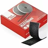 Klick Berlin Klettband Selbstklebend Schmal | 1,6 cm x 8 m | Klett Klebeband klebt auf vielen Flächen | Klettverschluss | 16 mm breit, 8 Meter lang, schwarz