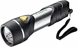 VARTA Taschenlampe mit 14 LEDs inkl. 2x D Batterien, Day Light Multi LED F30 Leuchte, Taschenleuchte mit Anhänger, Lampe ideal für Haushalt, Angeln, Garage, Notfall, Stromausfall, Outdoor