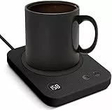 Lesipee Kaffeebecherwärmer, elektrischer Kaffeewärmer mit automatischer Abschaltung für Bürotisch, Kerzenwärmer mit 3 Temperaturen, Getränkewärmer für Kakao, Geburtstagsgeschenke