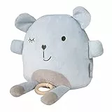 roba Baby Spieluhr Lil Cuties - für Mädchen & Jungen - Einschlafhilfe zum Aufhängen - Melodie LaLeLu - Kuscheltier mit integriertem Spielwerk - Hellblau