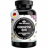 Coenzym Q10 – 120 vegane Kapseln mit 200mg Coenzym pro Tagesdosis – hochwertiges Q10 – Vorrat für 4 Monate – hochdosiert, ohne unnötige Zusätze – in Deutschland entwickelt & laborgeprüft