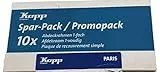 Kopp PARIS 1-fach Abdeckrahmen in Arktis-Weiß - 10 Stück - 83 x 83 x 9,5 mm - Rahmen für Steckdosen & Schalter - Stilvoller Steckdosenrahmen aus Kunststoff - Hochwertiger Lichtschalter-Rahmen
