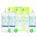 Bausch und Lomb Kontaktlinsenflüssigkeit - Biotrue All-in-One Kombilösung Kontaktlinsen weich mit Schraubverschluss 3 x 300 ml