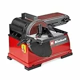 Einhell Stand-Band-Tellerschleifer TE-US 400 (400 W, Ø 150 mm Schleifteller, 100 x 914 mm Schleifband, 348 m/min max. Schleifbandgeschwindigkeit, inkl. Zubehör)