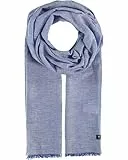 FRAAS Stola in Hanfmischung einfarbig - 63x198 cm - leichter Schal perfekt für Frühling und Sommer
