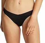 Calvin Klein Damen Bikinihose Brazilian Delta Bikini mit Branding, Schwarz (Pvh Black), S