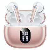 ZZU Bluetooth Kopfhörer,In Ear Kopfhörer Kabellos Bluetooth 5.3 mit HiFi Stereo,4 ENC Noise Cancelling Mic 48 std Spielzeit LED-Anzeige,IPX7 Ohrhörer mit AI für iPhone Android Arbeit und Studium