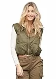 Noisy may Damen High-Neck Steppweste zum Wenden 2-Pockets