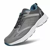 Hawkwell Herren-Sneakers in Übergröße, lässig, leicht, zum Gehen, Sportschuhe, EU-Größe 47 48 49 50 51 52 53, graues Mesh, EU 51