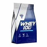 Trec Nutrition - WHEY 100 700g SALTED CARAMEL - Hervorragende Löslichkeit, Muskelwachstum, Volles Aminosäureprofil, Perfekt für Intensives Training