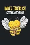 Imker Tagebuch Stockkartenbuch: Imker Stockbuch mit vorgedruckten Stockkarten | Journal für die Bienenzucht | Geschenkidee für Imker