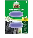 Nexa Lotte Textilschutz Gel Hänger, Langzeitwirkung, wirkt 2x3 Monate mit Geraniol-Öl gegen Kleidermotten, 2 Hänger