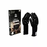 MOESTA-BBQ 19216 GrillGloves No.1 Größe S/M für Profis - Bis 500°C hitzebeständiger Grill- / Ofen-Handschuh - LFGB