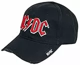 AC/DC Herren Honkbalpet Cap, Schwarz, Einheitsgröße EU