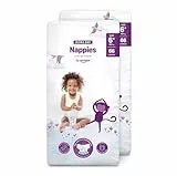By Amazon Ultra Dry Windeln Größe 6+ (16+ kg) - MONATSBOX, Weiß, 132 Stück (2 Packungen mit 66) (Früher Unter Der Marke Mama Bear, Identisches Produkt)