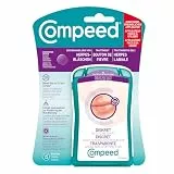 Compeed Herpesbläschen Patch - mit Applikator – für beschleunigte Wundenheilung – gegen Herpes im Gesicht, 15 Patches