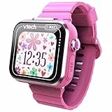 Vtech KidiZoom Smart Watch MAX Pink I Kinder-Smartwatch mit Duokamera I Touchscreen I 1,69 Zoll I Spiele, Apps, Musik I mit Elternkontrolle I spritzwasserfest I Für Kinder von 5–12 Jahre