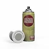 The Army Painter, Color Primer Ash Grey, 400 ml Grundierung Spray Grau - Acryllack Spray für Fantasy Modellbau Wargames Tabletop Figuren, Warhammer & Dnd Miniatures