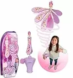 Lansay - Sky Dancers - Schöne Luna Puppe - Magische Fliegende Feenpuppe für Kinder ab 6 Jahren - Fee-Puppe, die mit ihrem Schnur-Launcher in die Luft fliegt - Funktioniert ohne Batterien