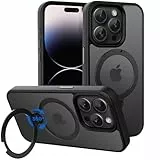 CACOE für iPhone 14 Pro Hülle mit Kameraschutz, Kompatibel mit MagSafe, Stoßfeste Kratzfeste Magnetische Rückseite Handyhülle für iPhone 14 Pro Hülle