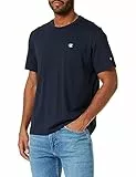 Champion Legacy Basics-S-s Crewneck T-Shirt für Herren, Marineblau, XL