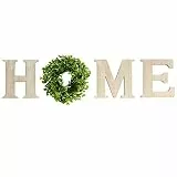 BESPORTBLE Holz Home Buchstaben Wand Dekobuchstaben Grün Kranz Holzbuchstaben Deko Schriftzug Weihnachten Wanddekoration Tischdeko Weihnachtsdeko Wohnzimmer Dekoration Geschenk