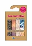 Décopatch DP043C - Packung Mix Patch, mit 4 Blatt Décopatch-Papier 30x40 cm, Magical, gemischte Sortierung, geeignet ab 5 Jahren, 1 Pack