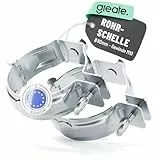 greate 2er Pack Rohrschelle M10 für Fallrohre mit 80 mm Durchmesser