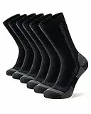 Ruixue Merino Wandersocken Herren & Damen, Outdoor Socken Trekkingsocken, Merinowolle Sportsocken Laufsocken Sneakersocken für Herren, Damen & Kinder[3 Paar]