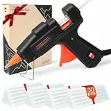Feuerfest Heißklebepistole mit 30 Heißklebesticks Klebepistole Heissklebepistole 7mm Klebesticks für DIY Kleine Handwerk und schnelle Reparaturen in Haus & Büro - MAXDONE 20W Klebepistolen