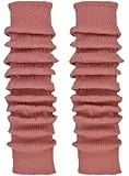 TODO Warme Stulpen für Damen mit Wolle - Weich, Flexibel, Lang. Beinwärmen für Winter, wenn es Kalt ist. (Rosa)