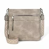 Gladdon handbags for women,damenhandtasche,umhängetasche damen mittelgroß,Crossbody Bag, Leder handtaschen multi pochette tasche,Schultertasche mit Breite Schultergurte Jacquard-Gewebe