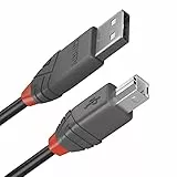 LINDY 36676 7.5m USB 2.0 Typ A an B Kabel Anthrazit