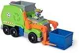 PAW Patrol, Extragroßer Recycling-Truck mit Rocky Spielfigur und Verwandlungsfunktion (Deluxe Fahrzeug), Spielzeug für Kinder ab 3 Jahren