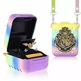 Weiche Silikon-Schutzhülle für Bitzee Harry Potter interaktives digitales Haustier, stoßfeste Schutzhülle für Bitzee Harry Potter virtuelle elektronische Haustiere mit Umhängeband (Regenbogen)
