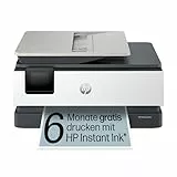 HP OfficeJet Pro 8122e Multifunktionsdrucker, 6 Monate gratis drucken Instant Ink inklusive, Drucker, Scanner, Kopierer, Fax, WLAN, LAN, Duplex, ePrint, Airprint, Basalt