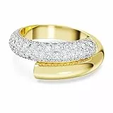 Swarovski Dextera Ring, Weiß, Goldlegierungsschicht