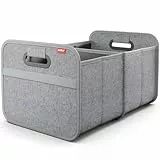 achilles Auto Kofferraum Organizer XL – Kofferraumtasche XL mit viel Stauraum – Geräumige & Pflegeleichte Faltbox – Auto Zubehör Innenraum Organizer – Stabiler Boden & Tragegriff – Grau