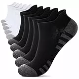 YouShow Sneaker Socken 35-38 Sportsocken Kurz Laufsocken Schwarz Weiß 10 Paar