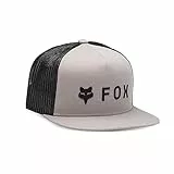 Fox Racing Herren Absolute Mesh Snapback Hut, Stahlgrau, One Size