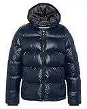 Schott NYC Herren Columbus-Navy-m Daunenjacke, blau, M