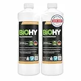 BiOHY Spezial Polsterreiniger (2 x 1 liter) | Konzentrat für Sofas, Polstermöbel, Teppiche & Textilien | für Nasssauger & Waschsauger | Fleckentferner | effektiver Textilerfrischer