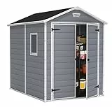 Keter Gerätehaus Manor 6x8 DD, Grau, 7,6 m³