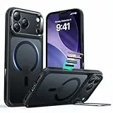 ESR für iPhone 17 Pro Max Hülle, Kamerasteuerung, kompatibel mit MagSafe, Militärnorm Schutzhülle, integrierter Versteck Ständer Handy Case, Kratzfeste Rückseite, Classic Serie, Mattschwarz
