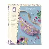 Janod – Kreativset zur individuellen Gestaltung Einer Gürteltasche – Gestalte Deine eigene Gürteltasche – Komplettes DIY-Set: 1 Gürteltasche + Abziehbilder + Schlüsselanhänger – Aktivität ab 7 Jahren