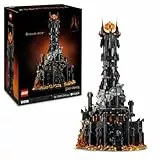 LEGO Icons Der Herr der Ringe: Barad-dûr, Bauset für Erwachsene mit den Minifiguren Sauron, Gothmog, Ork, Frodo, Sam und Gollum, Erinnerungsstück zum Film, Sammlerstück für Fans 10333