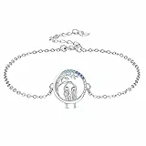 J.MUEN Schwester Geschenke Armband 925 Sterling Silber Armband Geburtstag Weihnachten Schmuck Geschenke für für Schwester Frauen Mädchen